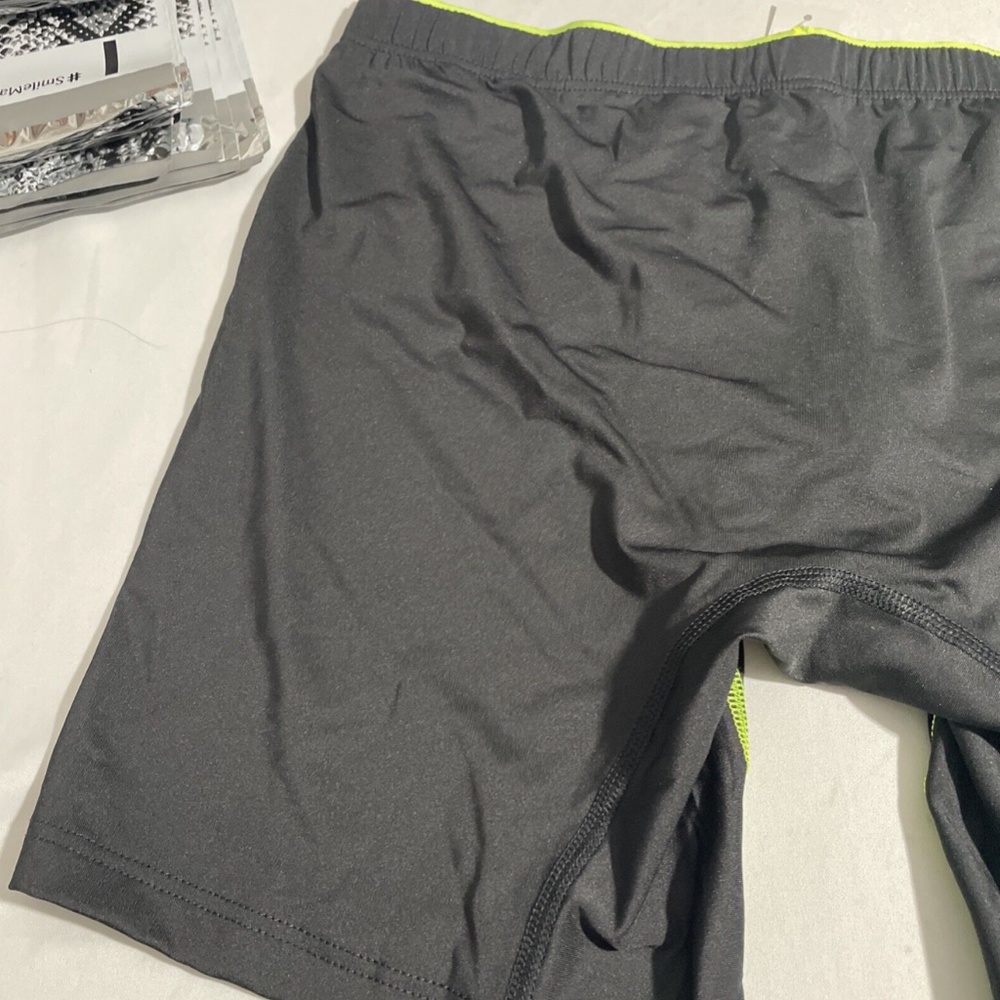 NIB $30 2(X)IST [ Medium ] Sliq Micro Sliq Long Leg Boxer Brief in‎ Black Green - Picture 14 of 16